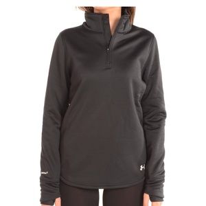 Under Armor Black Quarter Zip!